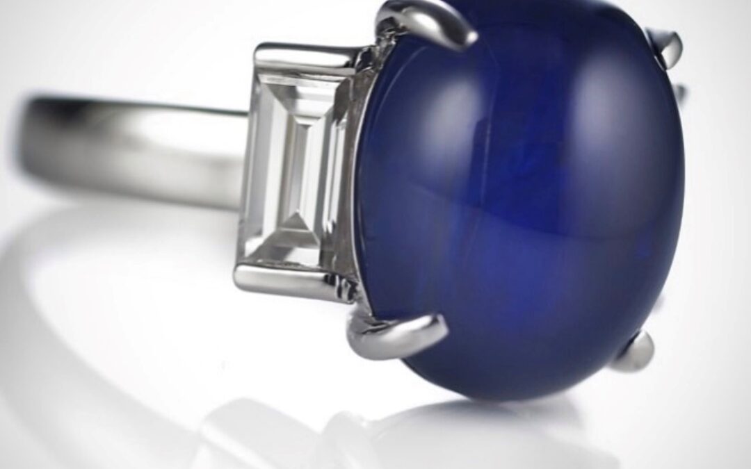 Sapphire & diamond ring
