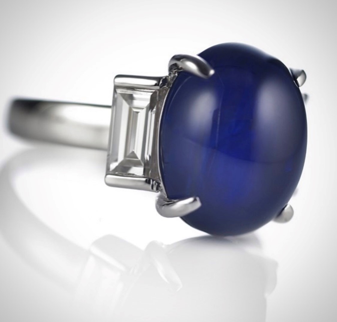 Sapphire & diamond ring